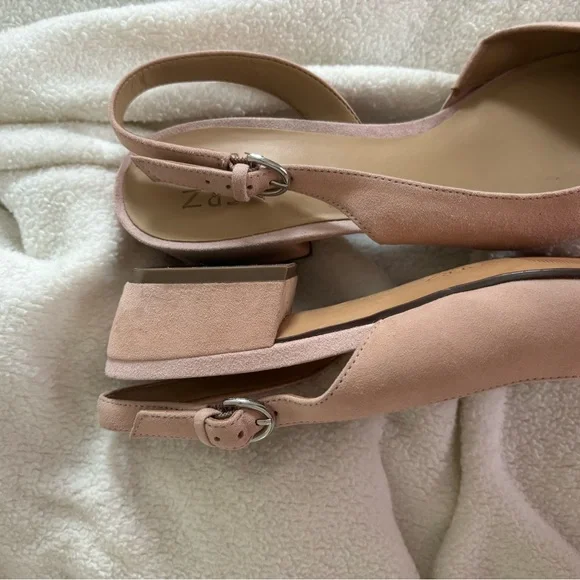 LifeStride Pink Suede slip on dress shoe - Picture 2 of 4